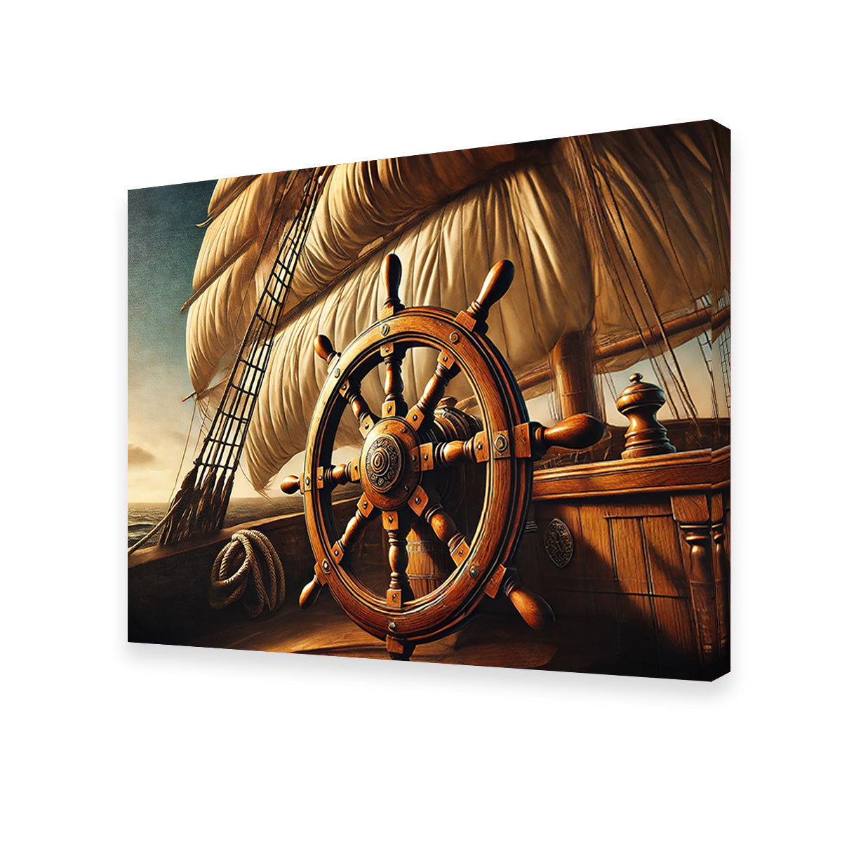 The Helm - Premium Kiln - Dried Pine Wood Framed Canvas Prints