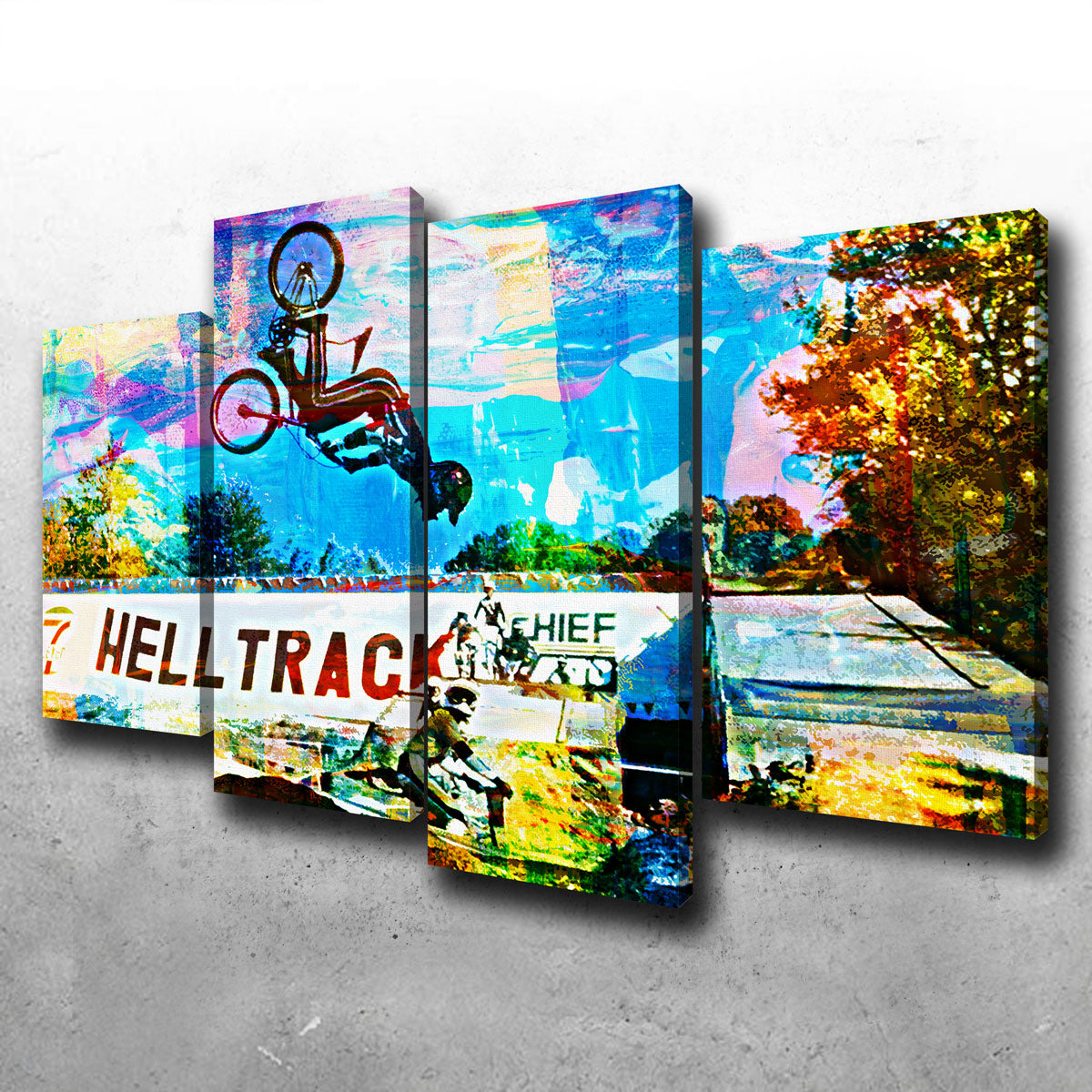 Stunning RAD Flip Wall Art - Handmade with Museum - Quality Canvas