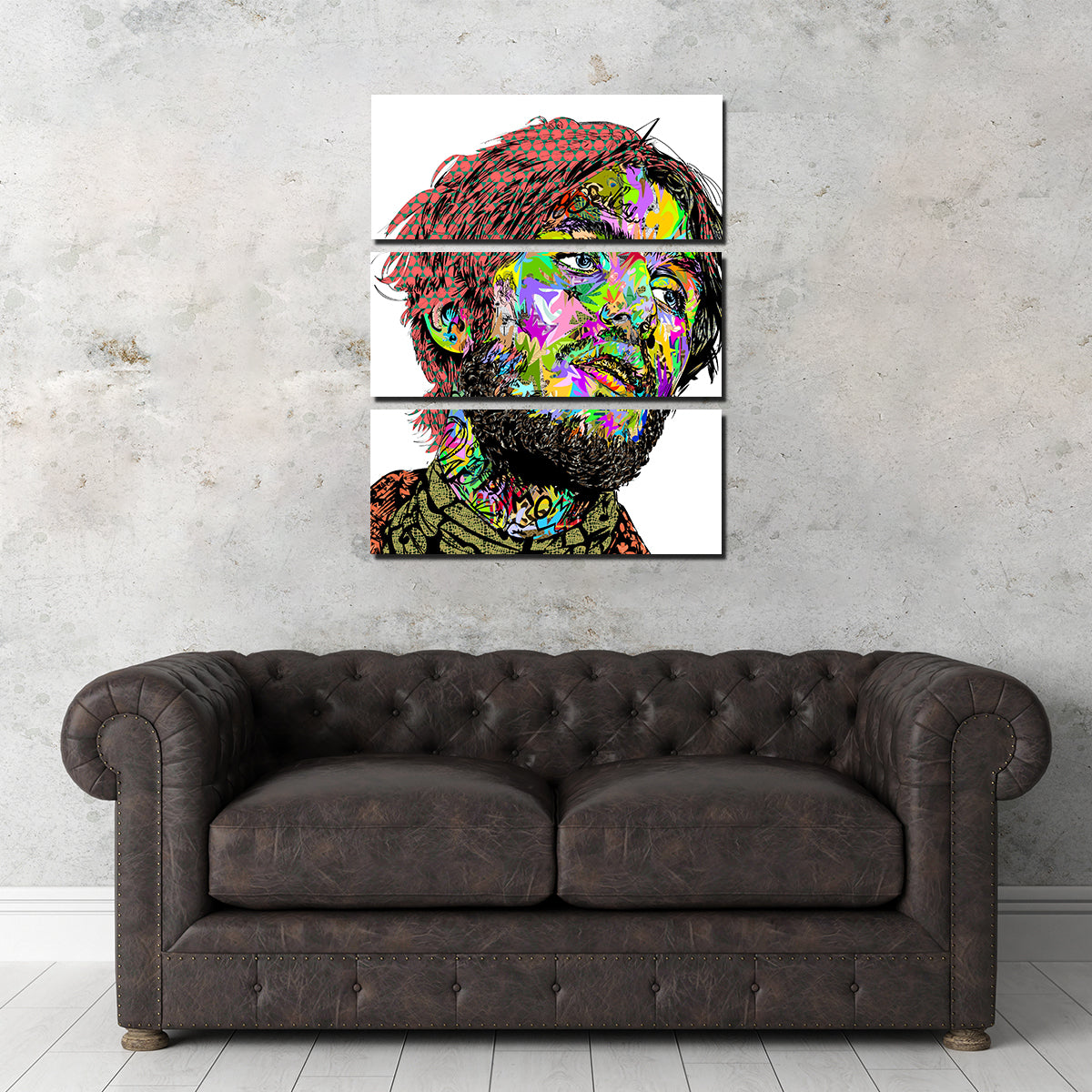 Eye - catching Lil Peep Color Wall Art for Stunning Decor
