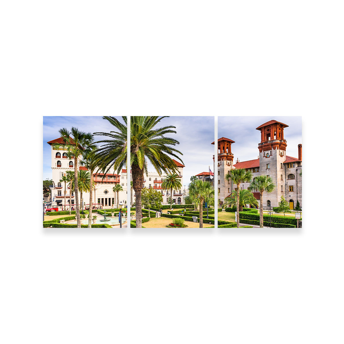 St. Augustine - Alcazar Courtyard Exquisite Wall Art for Home Decor
