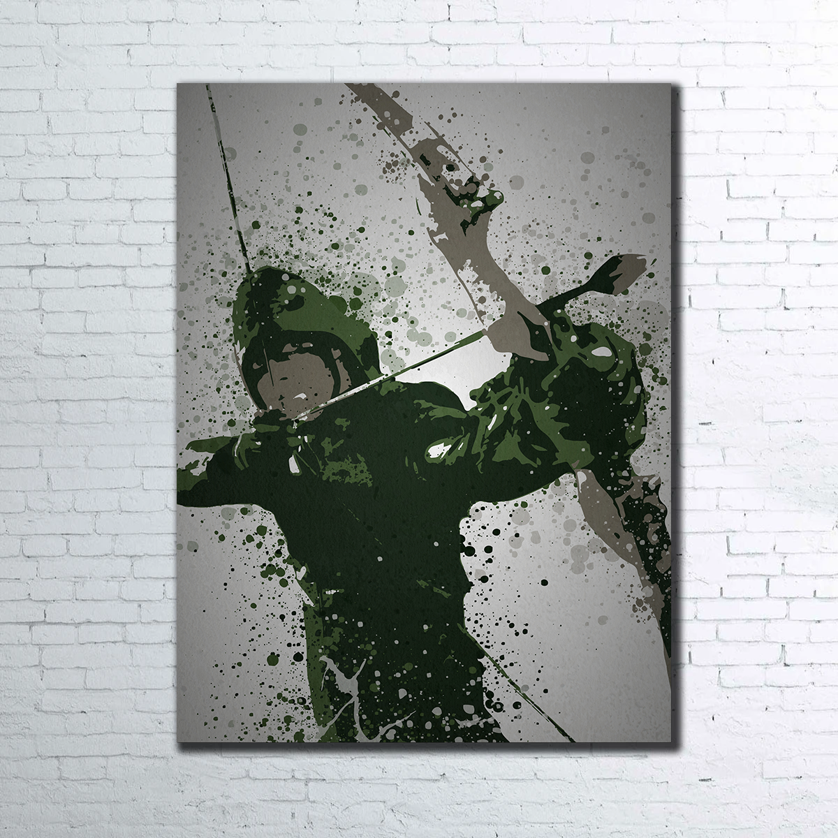Stunning Emerald Archer Wall Art - Ideal for Home Decor