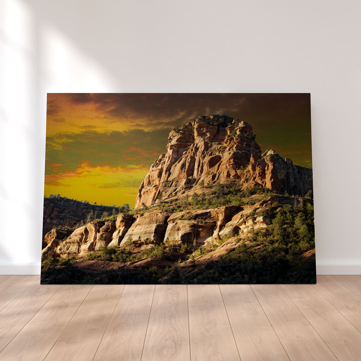 Stunning Red Rock Mountain in Sedona Wall Art for Your Home Decor