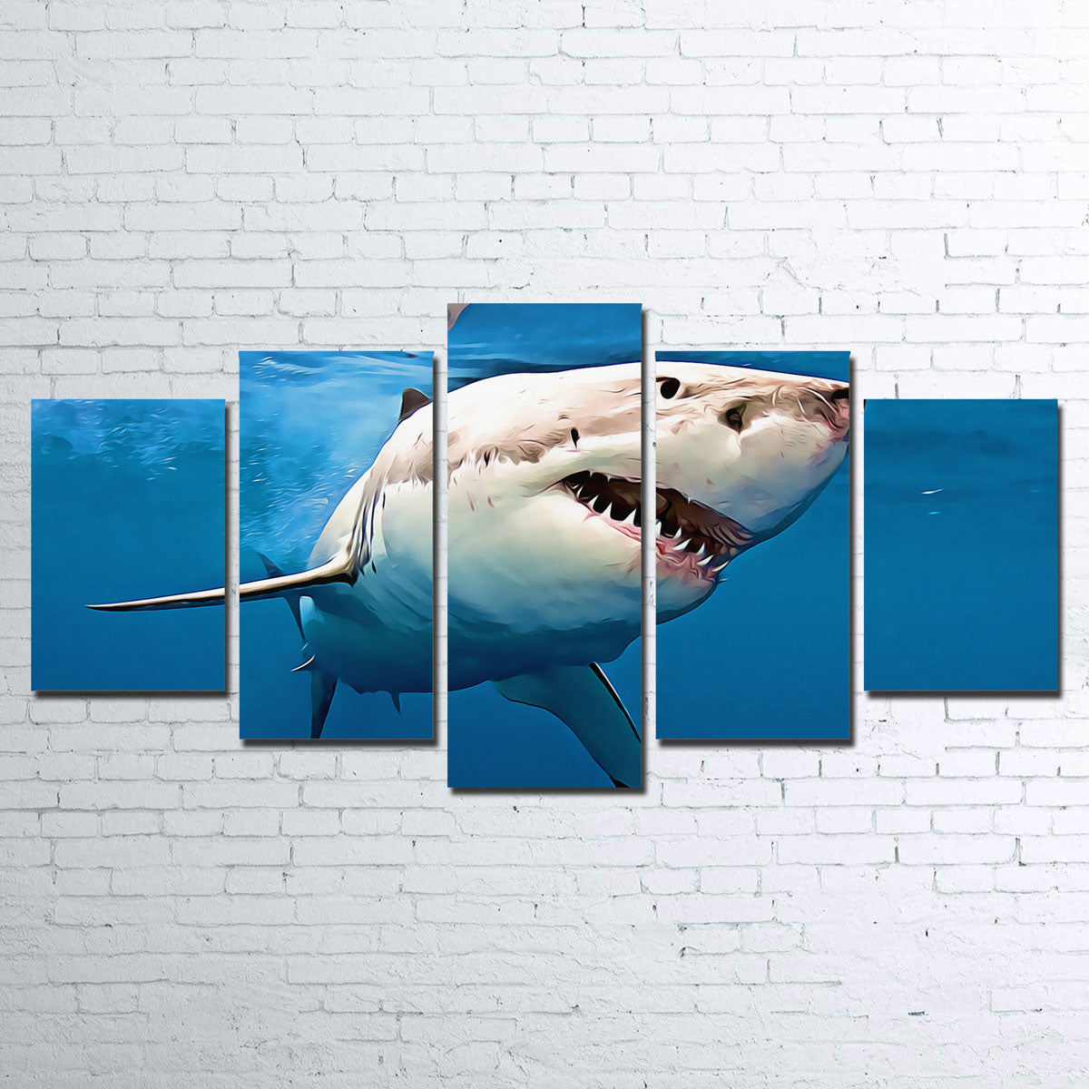 Stunning Great White Shark Wall Art for Your Home Decor
