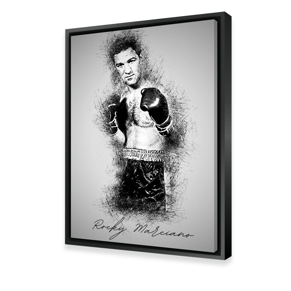 Stunning Rocky Marciano Wall Art by Albi Art