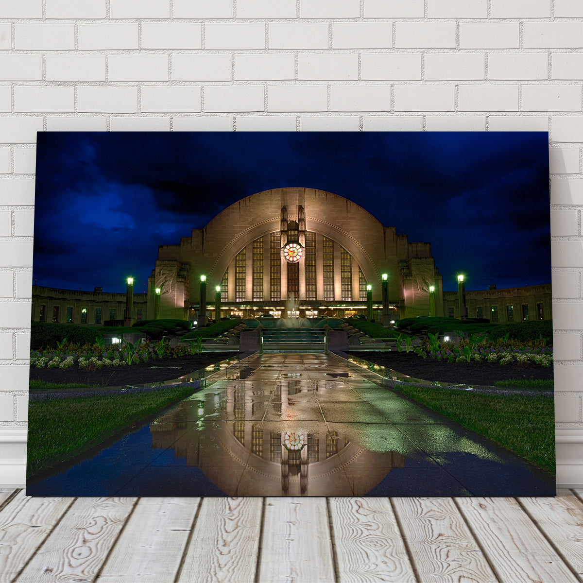 Stunning Cincinnati Union Terminal Reflection Wall Art for Home Decor