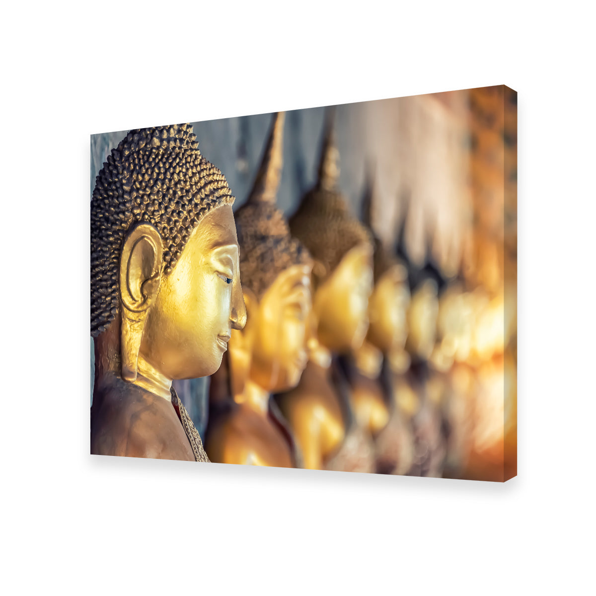 Stunning Golden Buddha Wall Art by Manjik Pictures