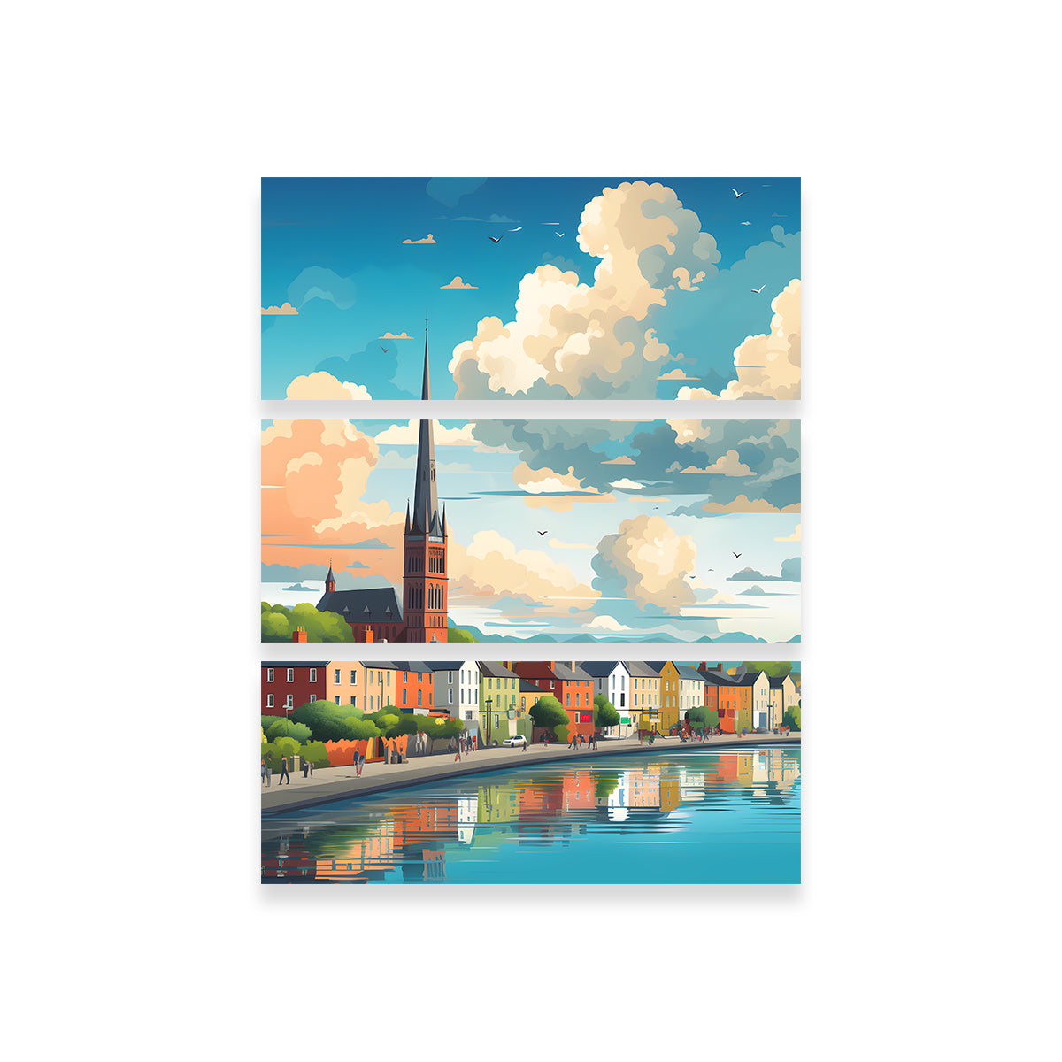 Exquisite Ireland - Cork Wall Art by Valth Graphics