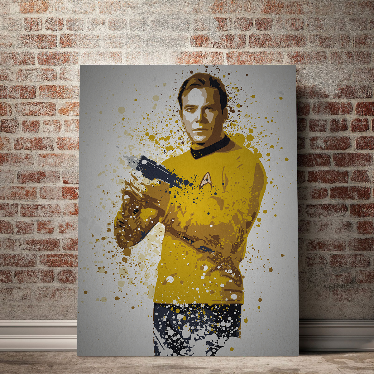 Boldly Go Wall Art - Premium Sustainable Pine Wood Canvas