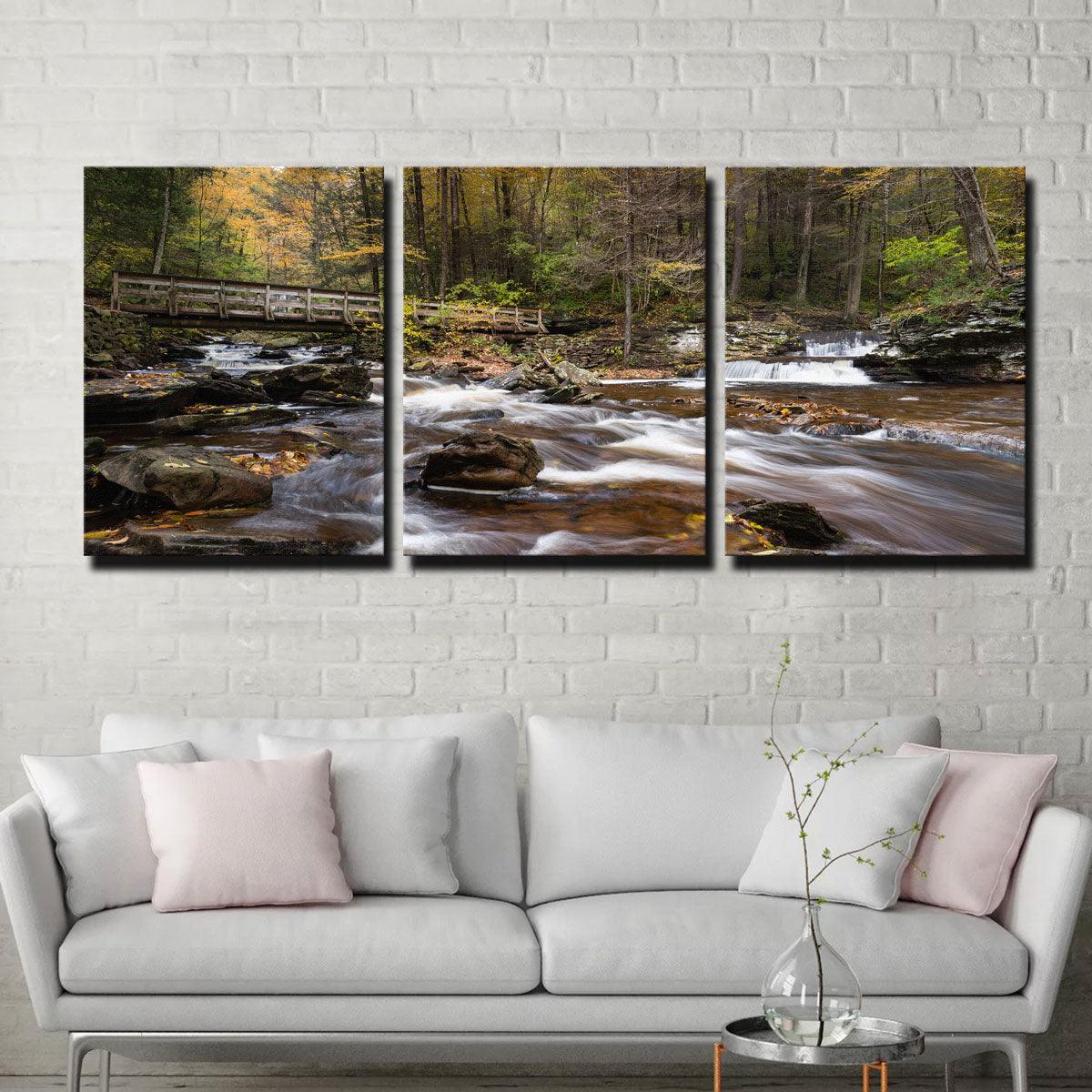 Exquisite Rivers Meet Wall Art by Shaun Mayer