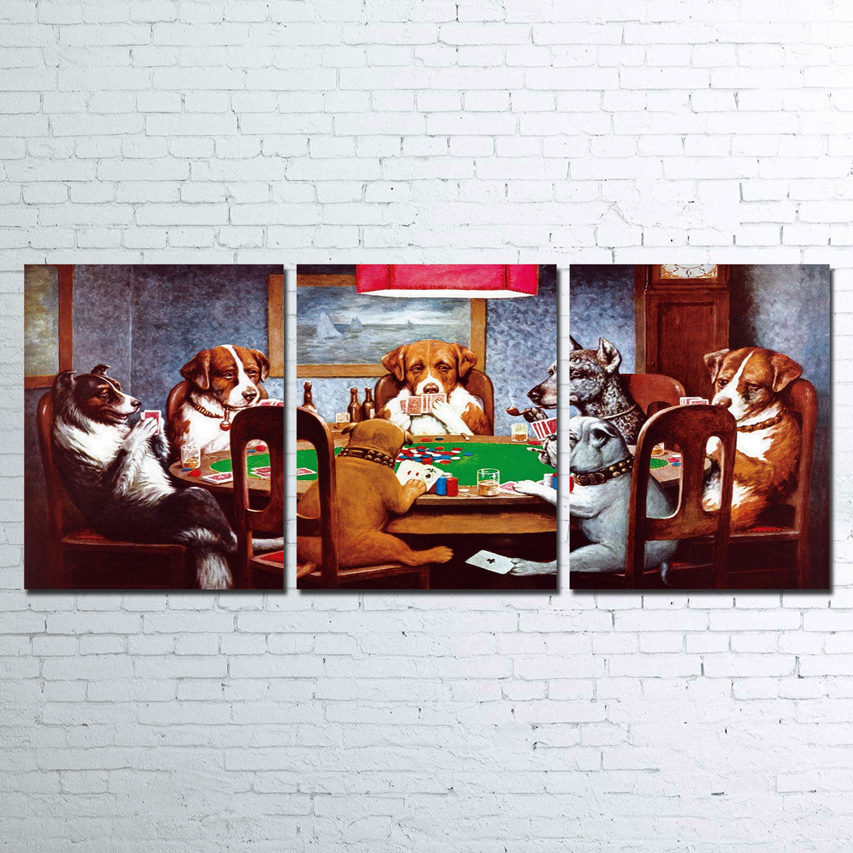 Stunning Dogs Playing Poker Wall Art for a Unique Home Decor