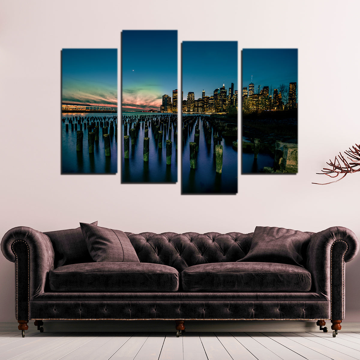 Stunning Dumbo Pier Wall Art by Charity Dos Santos