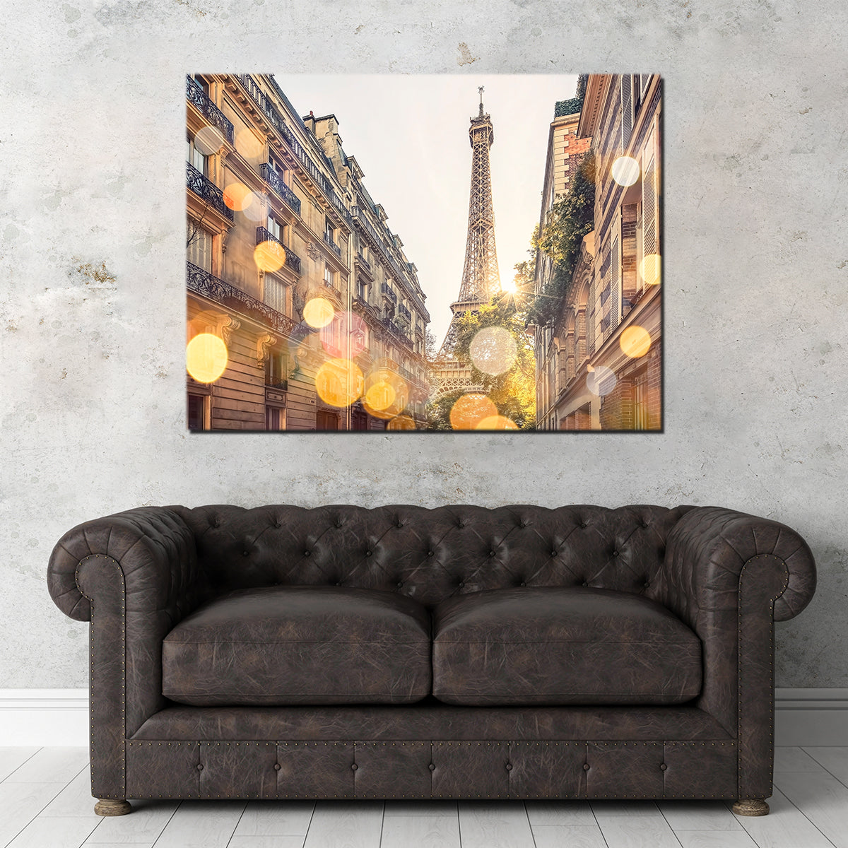 Enchanting Bokeh in Paris Wall Art for Home Decor