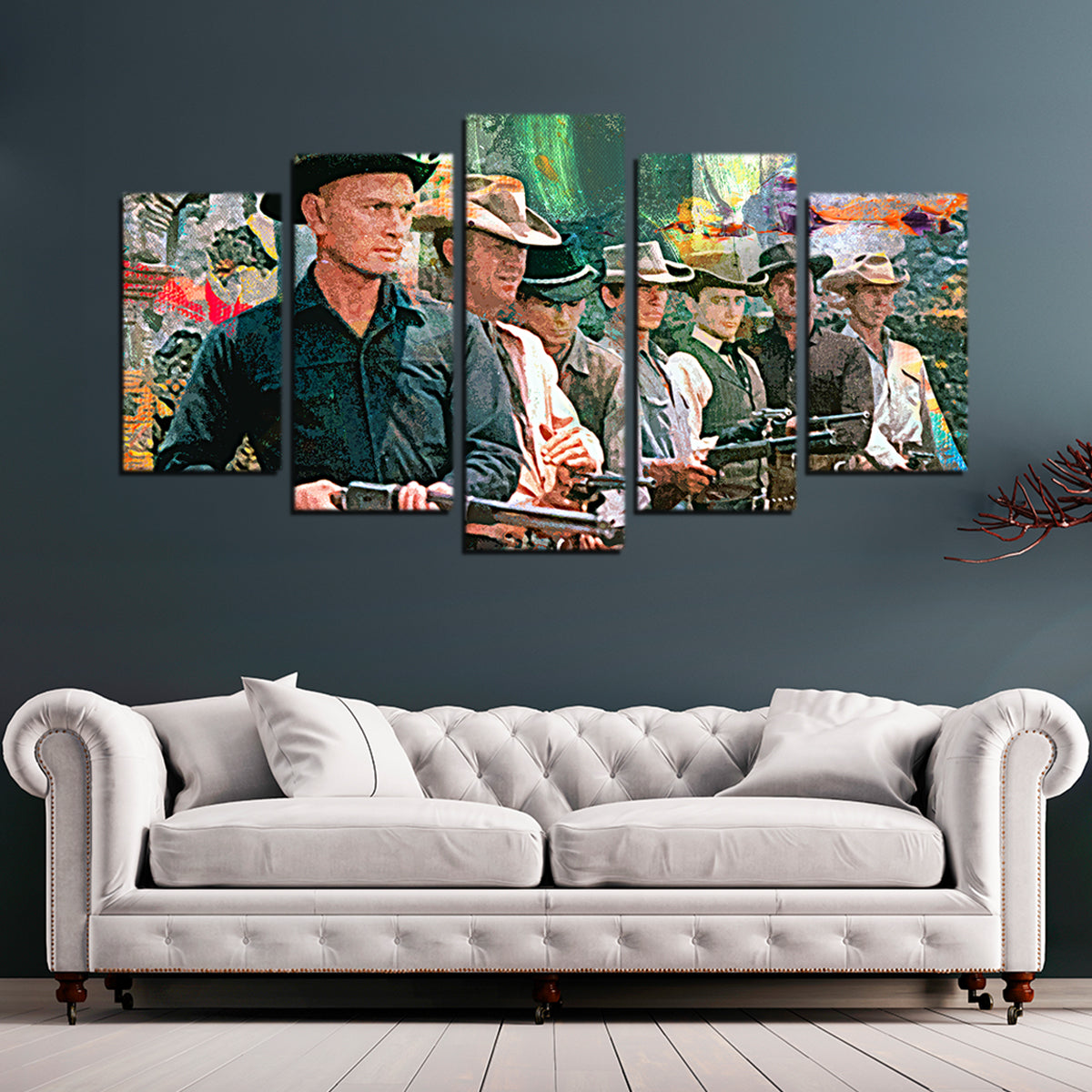 Stunning The Magnificent Seven Wall Art for Striking Home Decor
