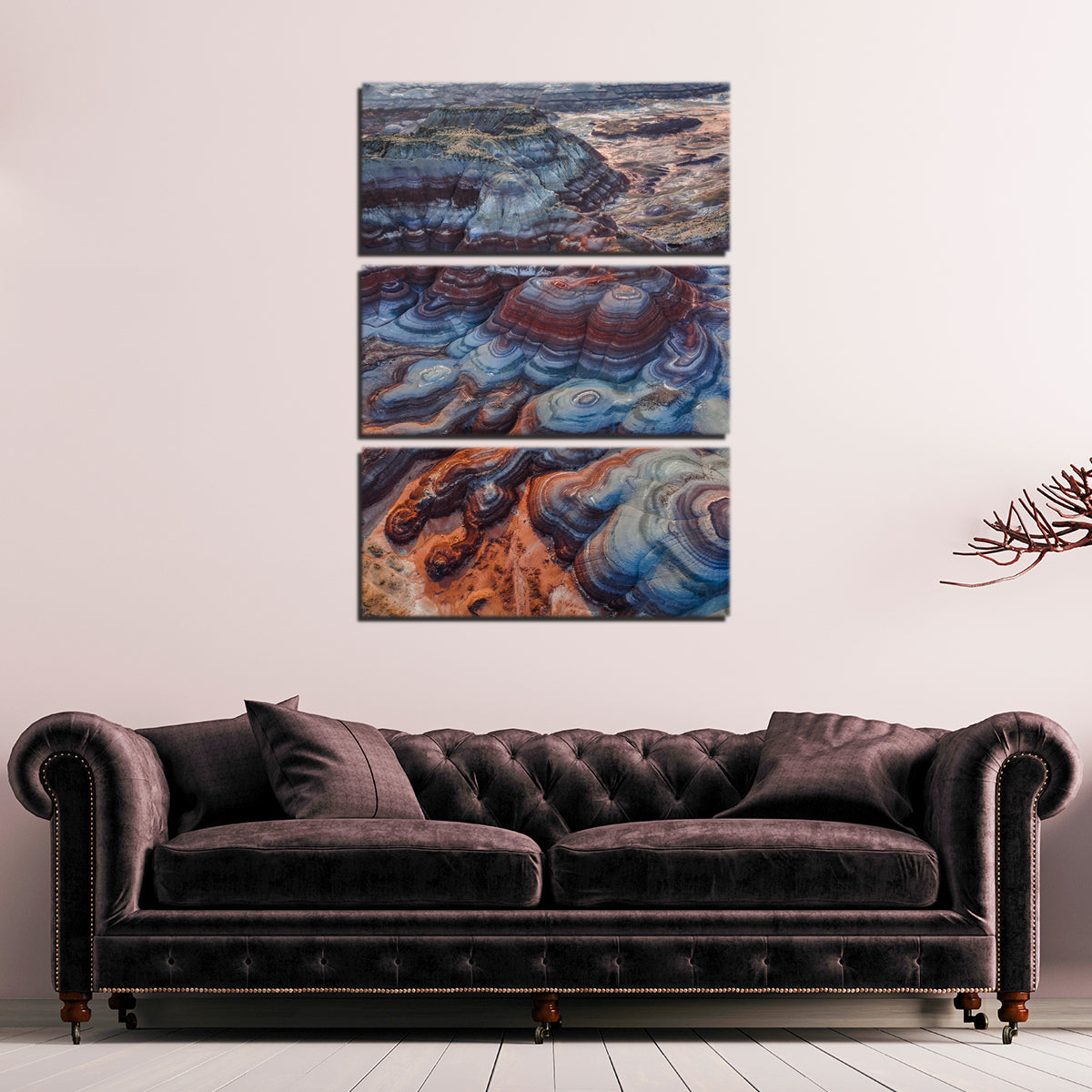 Stunning Rainbow Hills Wall Art by Lucas Moore