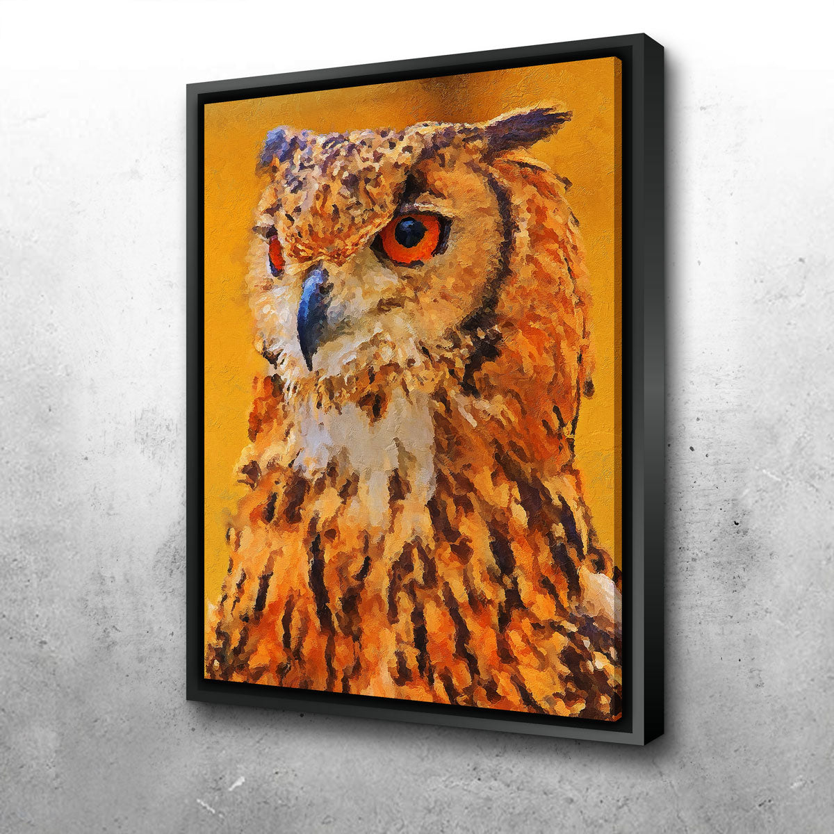 Exquisite Owl Painting Wall Art by Gab Fernando