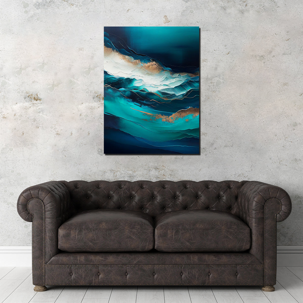 Stunning Coastal Abstract Series 3 Wall Art by Jennifer Hotai