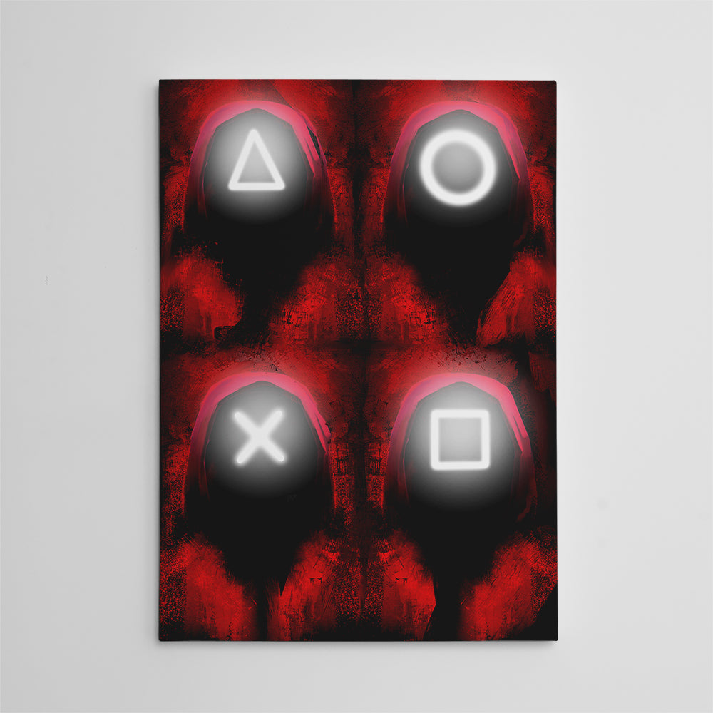 Squid Game Inspired Wall Art by Andy Brackpool