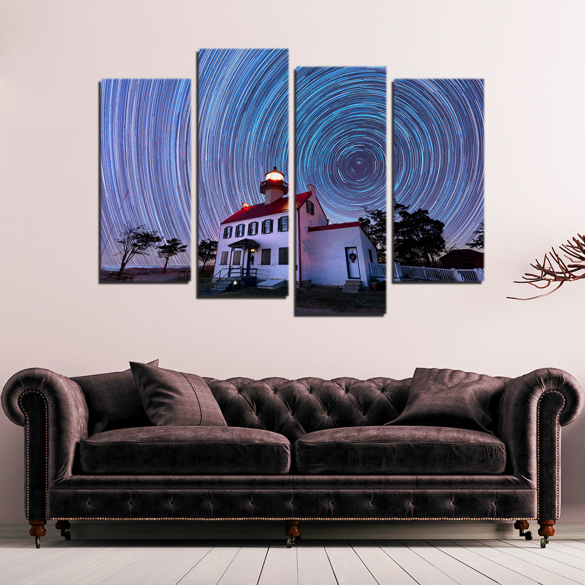 East Point Lighthouse - Stunning Winter Spinnies Wall Art by Shaun Mayer