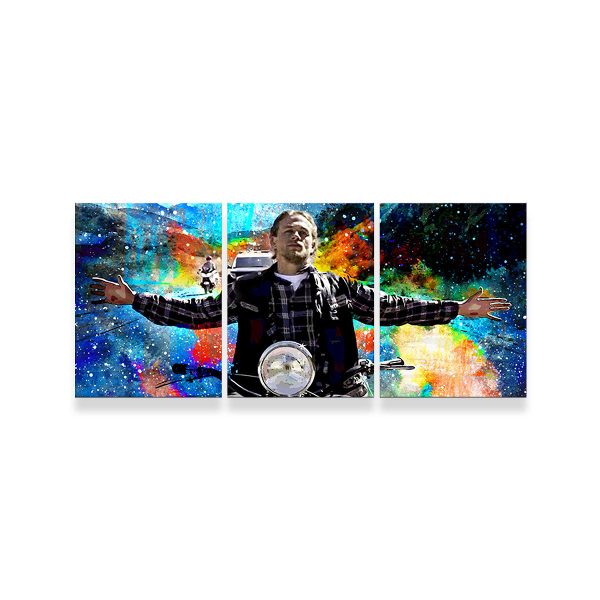 Stunning Jax Teller Wall Art - Museum-Quality Canvas on Sustainable Pine Frames