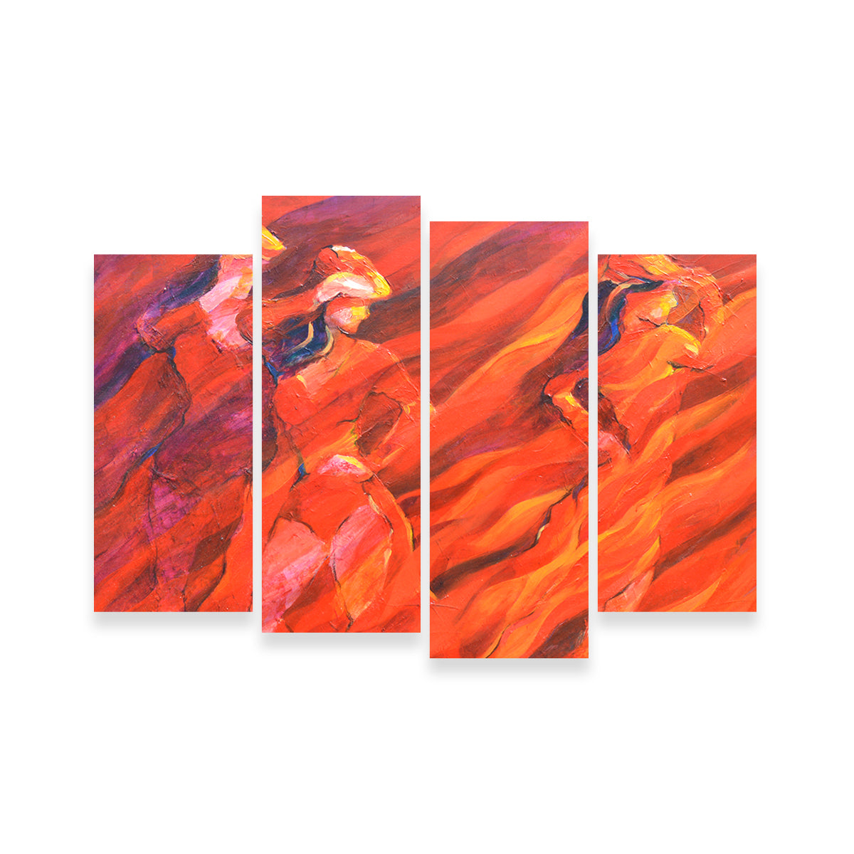 Stunning Salsa Over Charcoal Wall Art by Gerry Segismundo