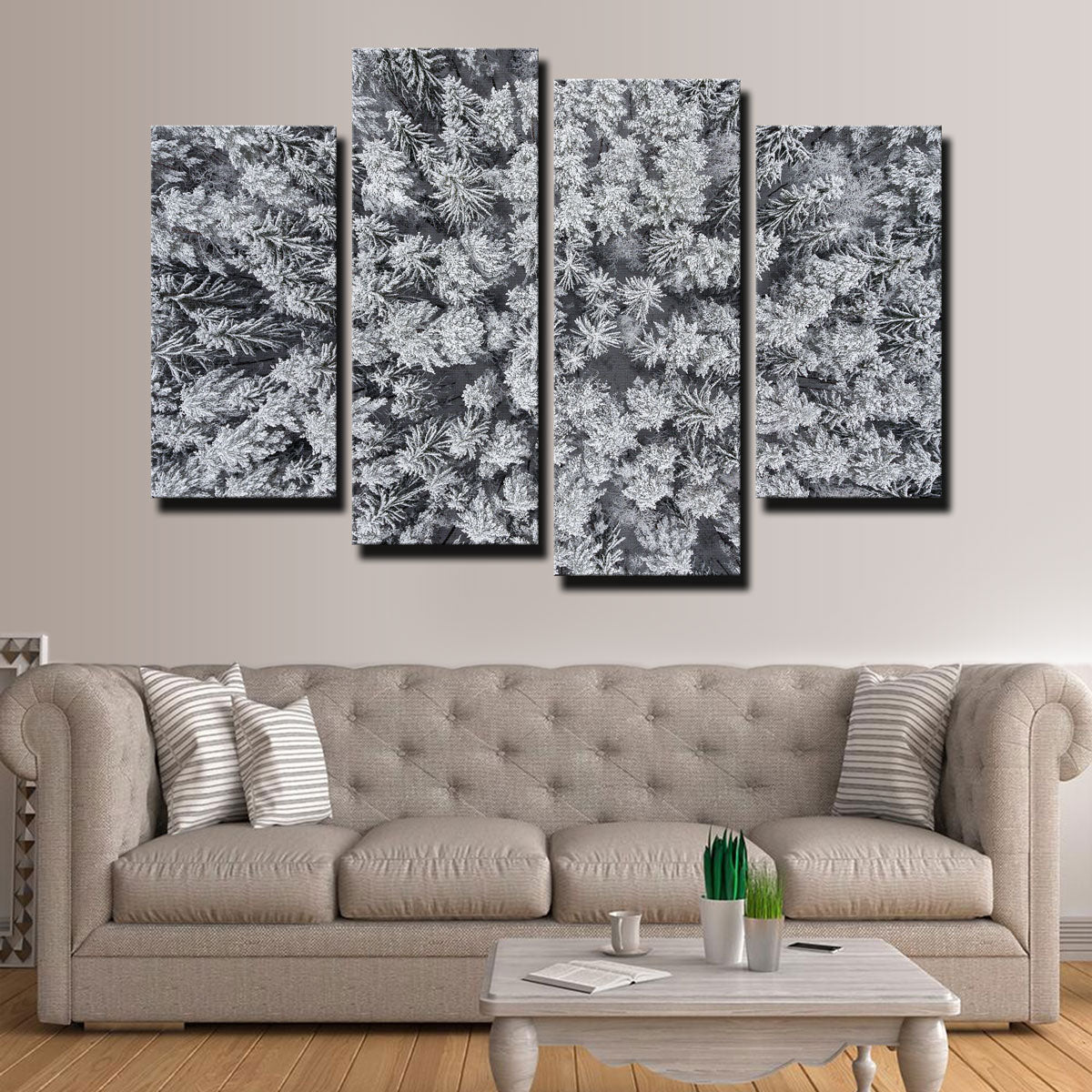 Exquisite Frosted Tips Wall Art by Karolis Janulis
