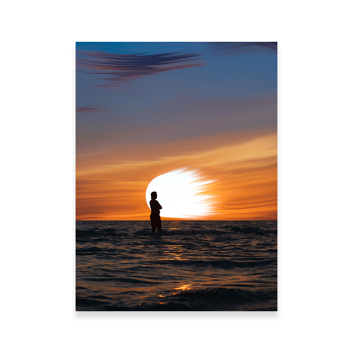 Stunning On Watch in the Water Wall Art by Eileen Rollin