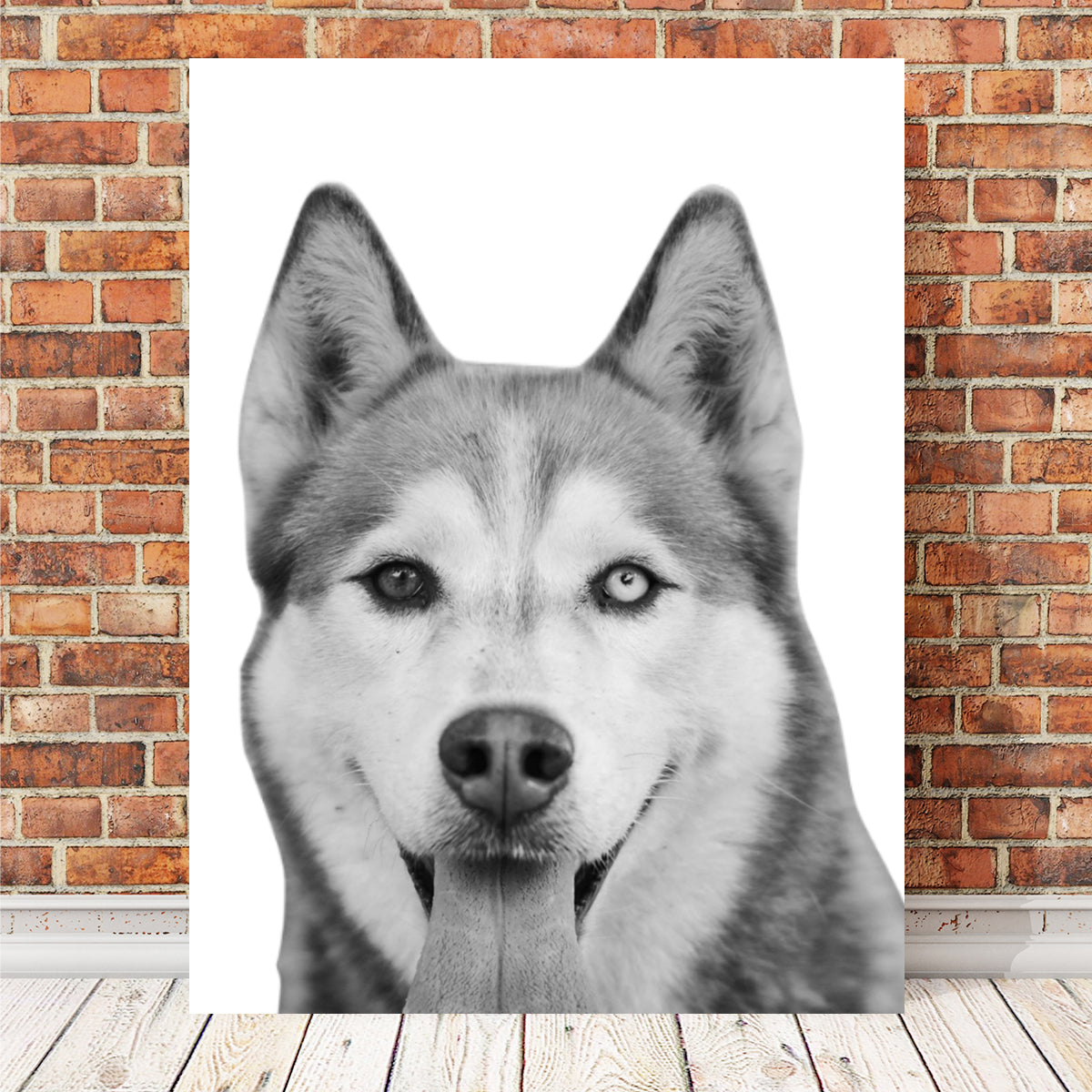 Hilarious Siberian Husky Wall Art for Unique Home Decor