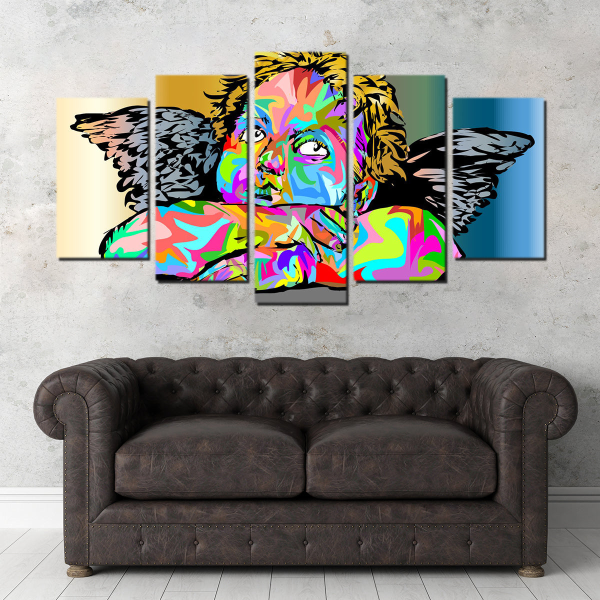 Exquisite Cherub Wall Art - Handmade with Sustainable Materials