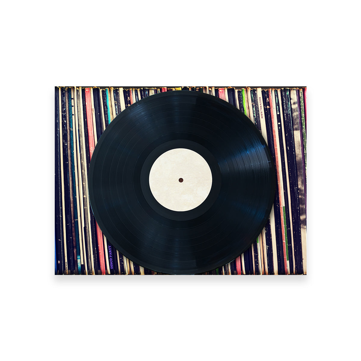 Premium Record Wall - Handmade Canvas Artwork