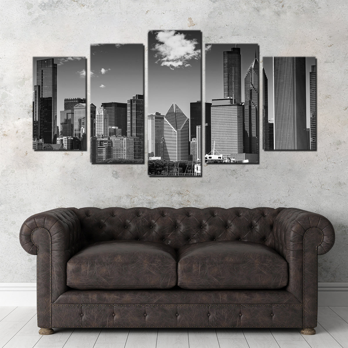 Stunning Chicago Skyline Wall Art by Melanie Viola