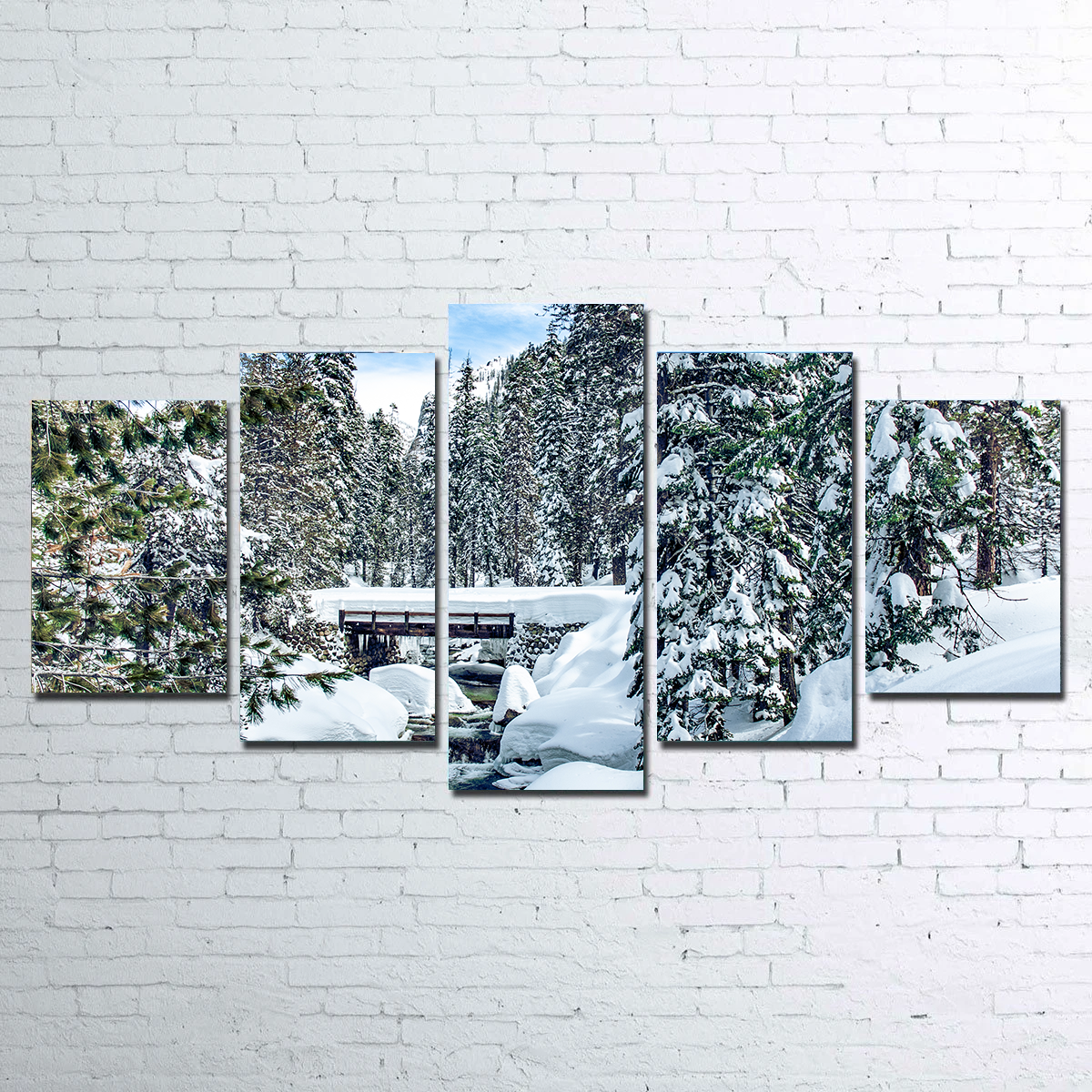Exquisite Lodgepool Bridge Wall Art by Kyle Sherry