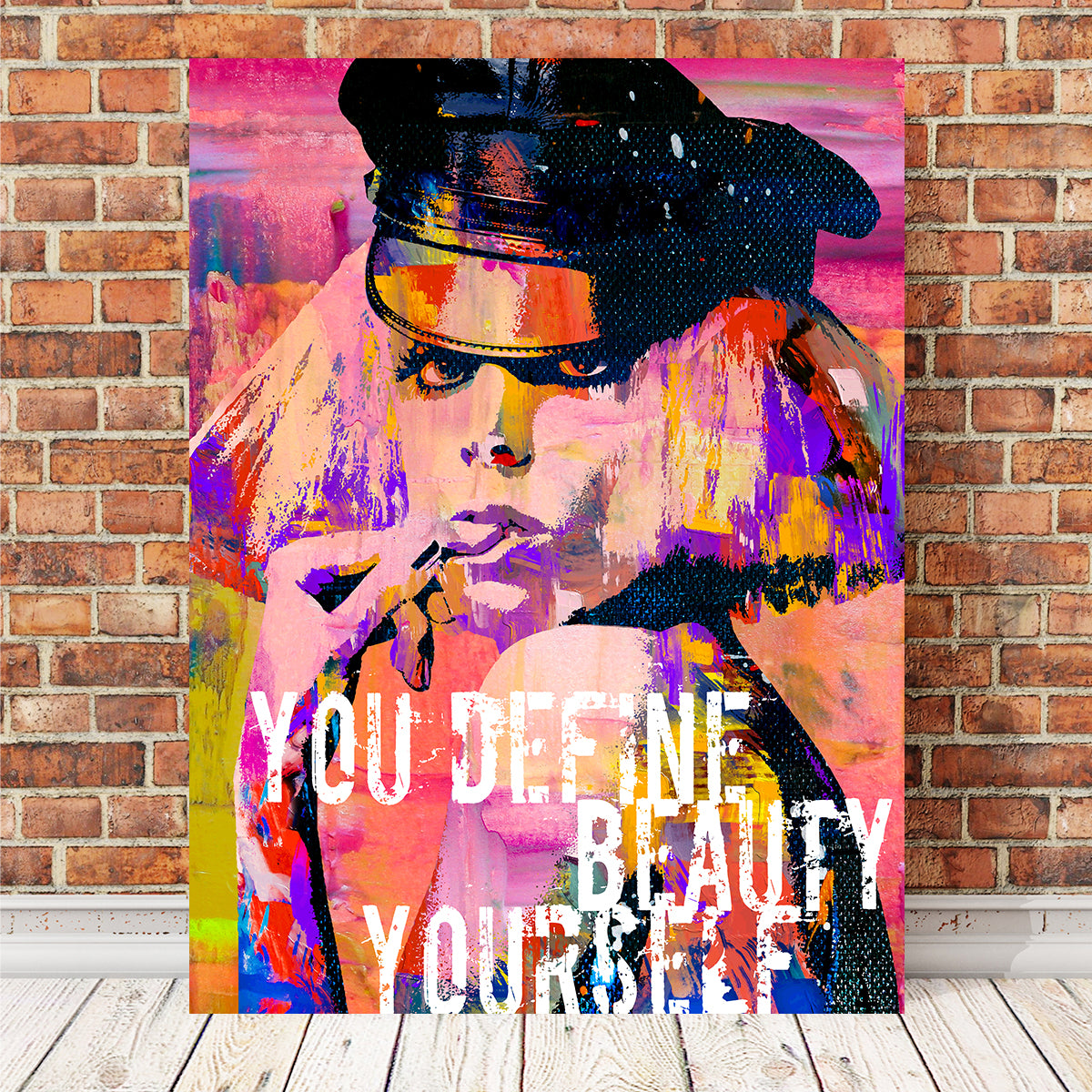 Gaga Wall Art by Stephen Chambers - Premium Museum Quality Canvas Print