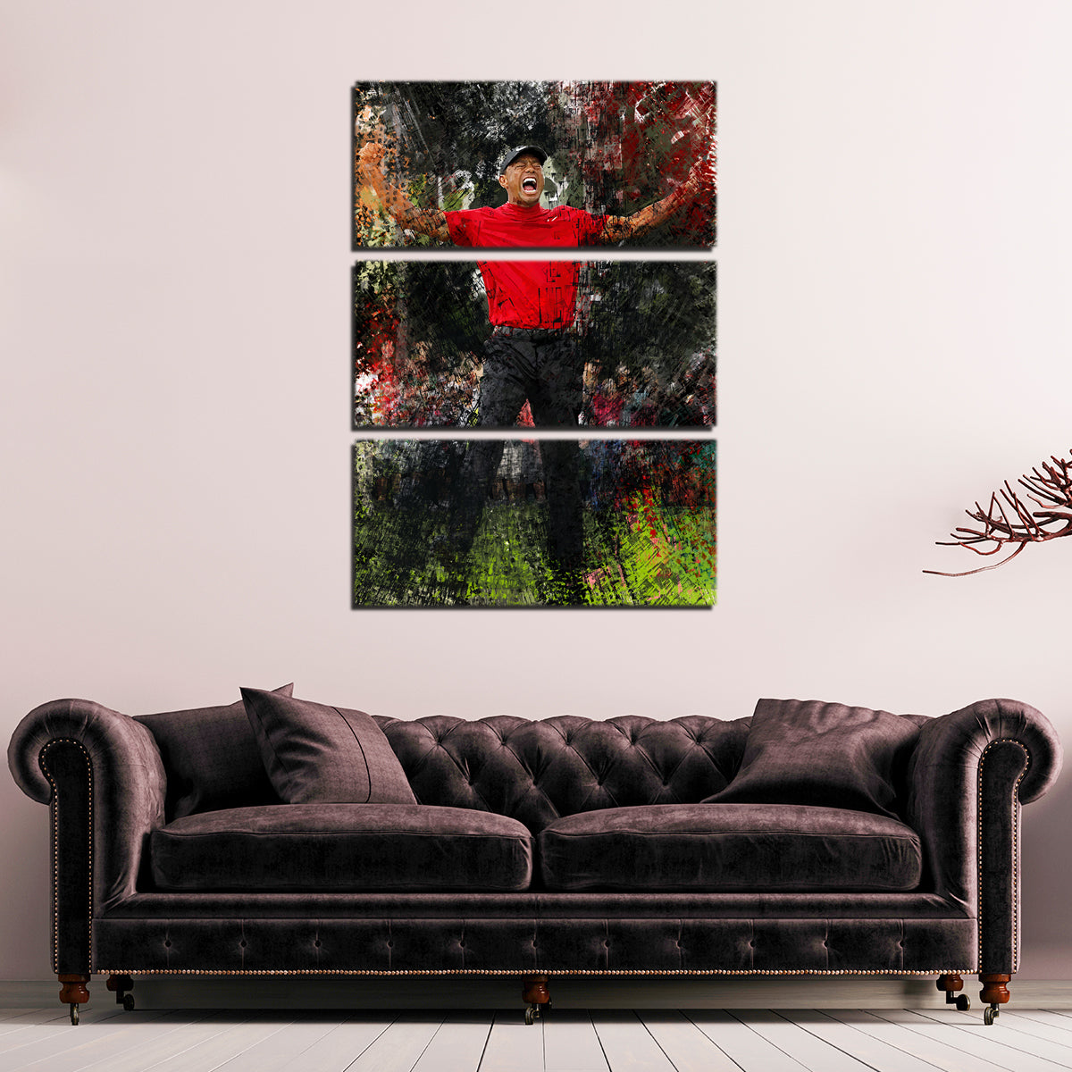Stunning Go Tiger Wall Art by Andy Brackpool