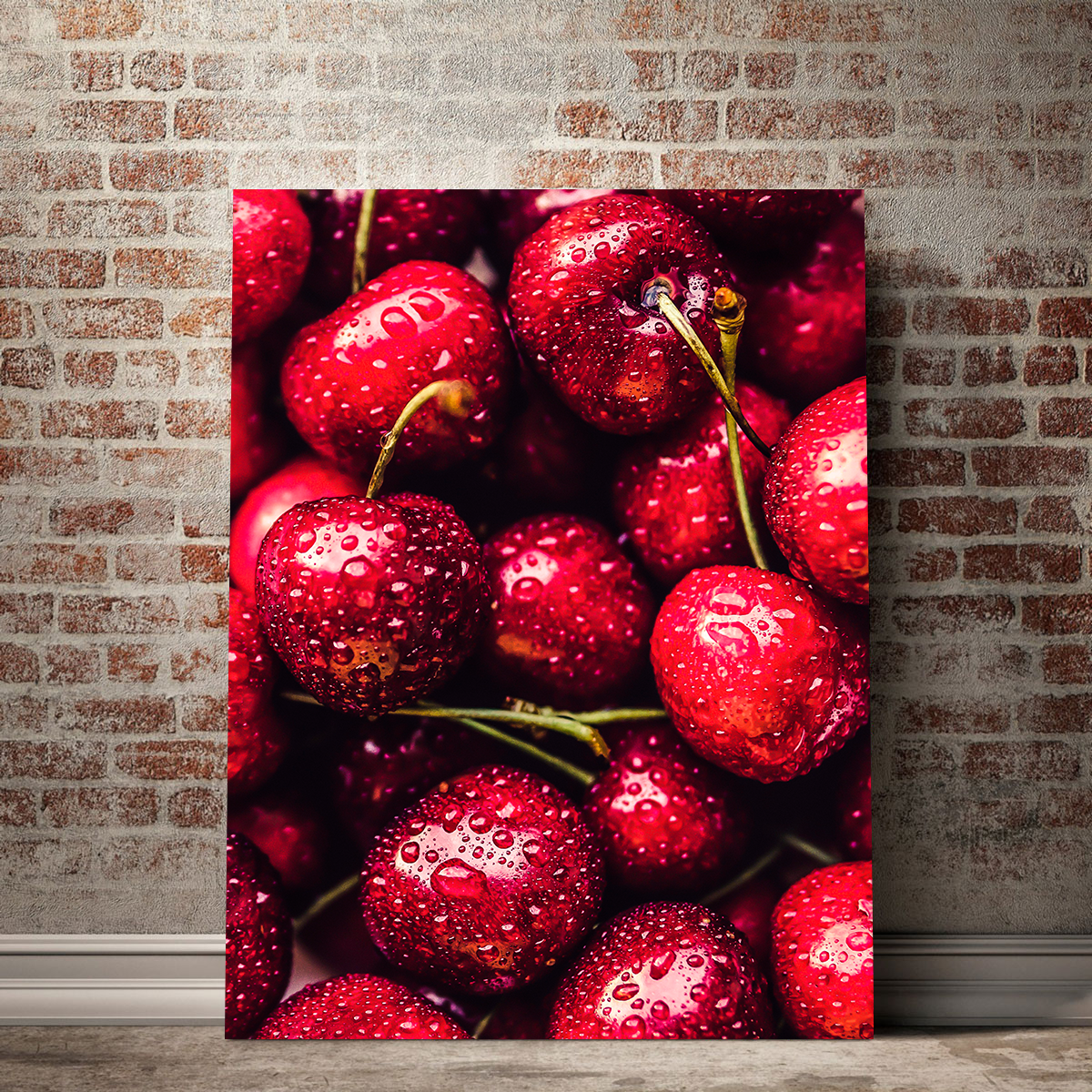 Exquisite Cherries Wall Art by Manuel Luces