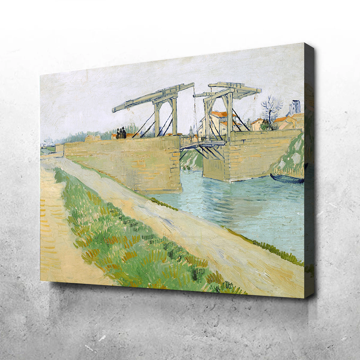 Vincent van Gogh's De brug van Langlois Stunning Wall Art