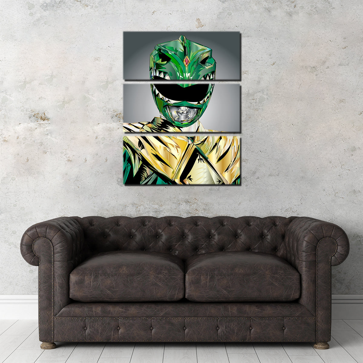 Vibrant Green Ranger Rip Wall Art for Stunning Decor