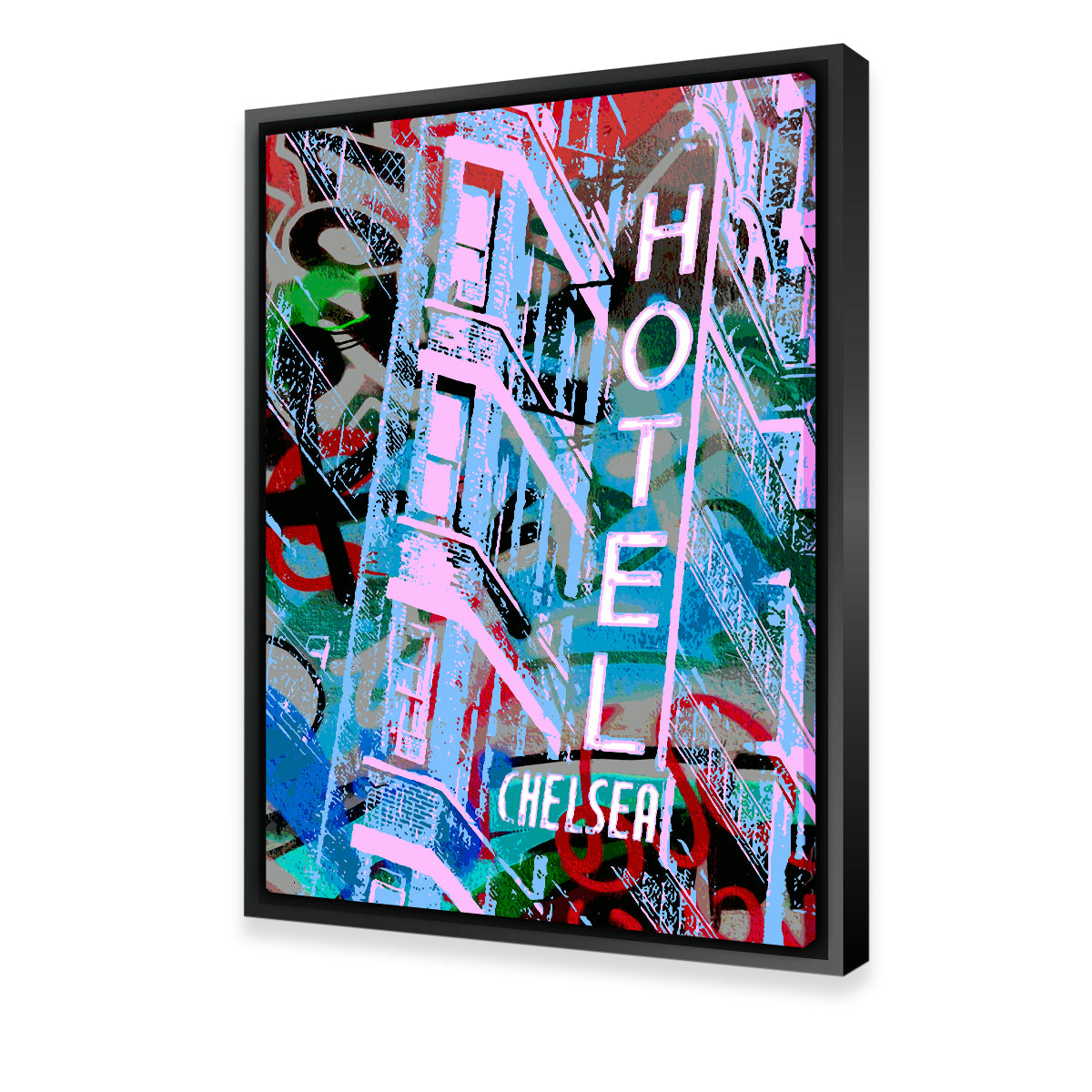 Stunning Chelsea Hotel Wall Art by Stephen Chambers