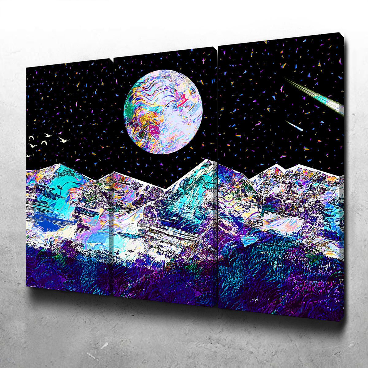 Stunning Abstract Moon Wall Art by Gab Fernando