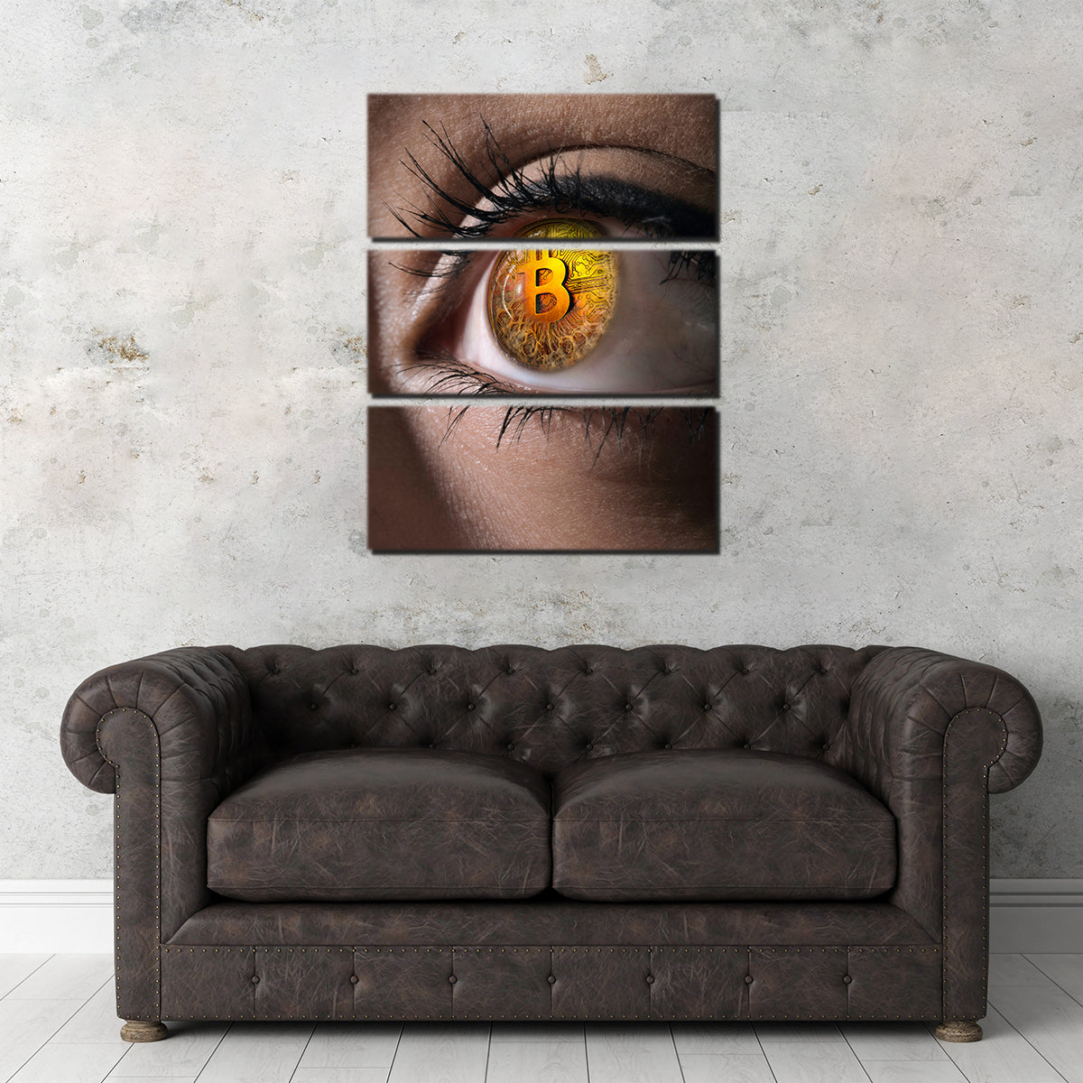 Eye - Catching Bitcoin Wall Art for Modern Spaces