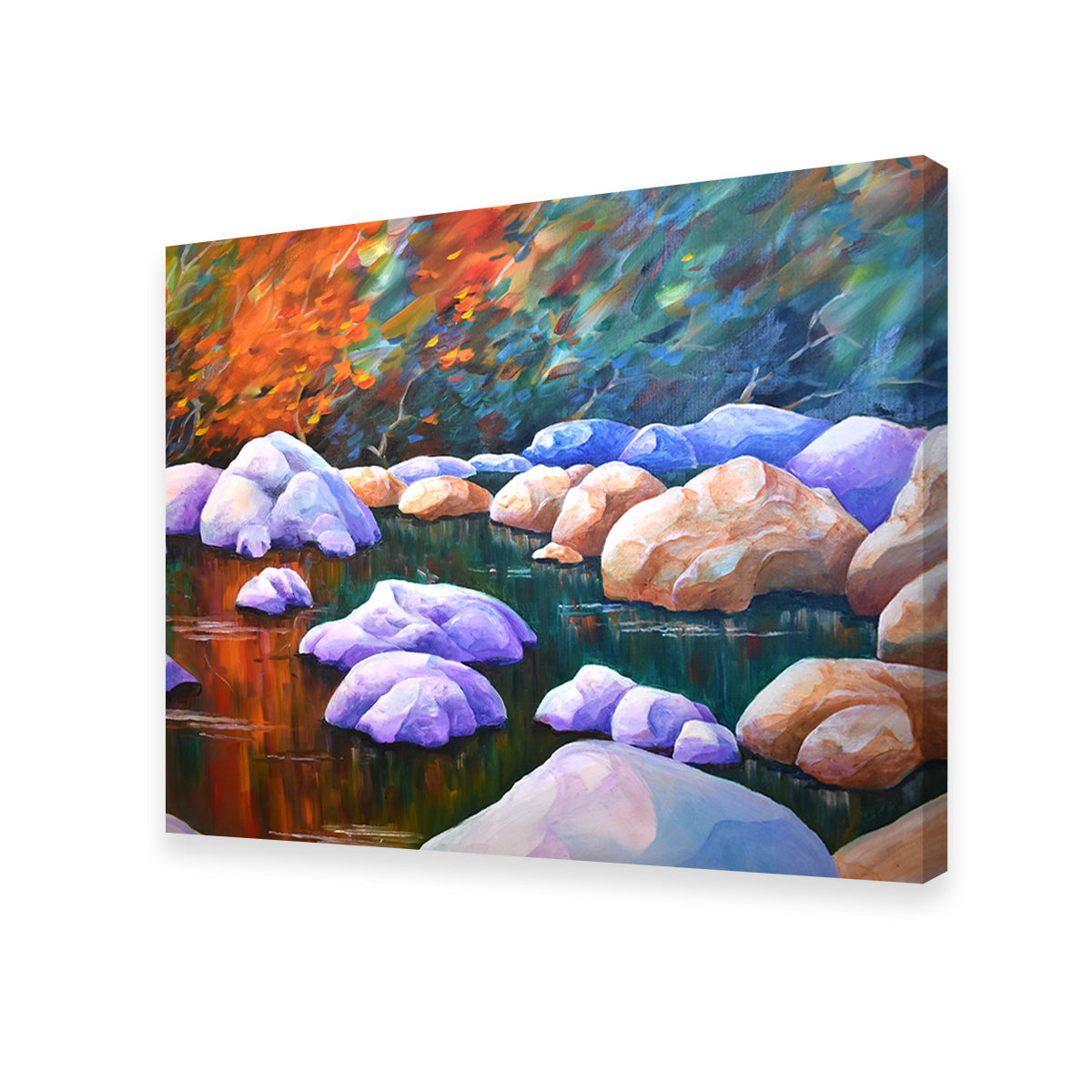 River's Quiet Moment Exquisite Wall Art by Gerry Segismundo