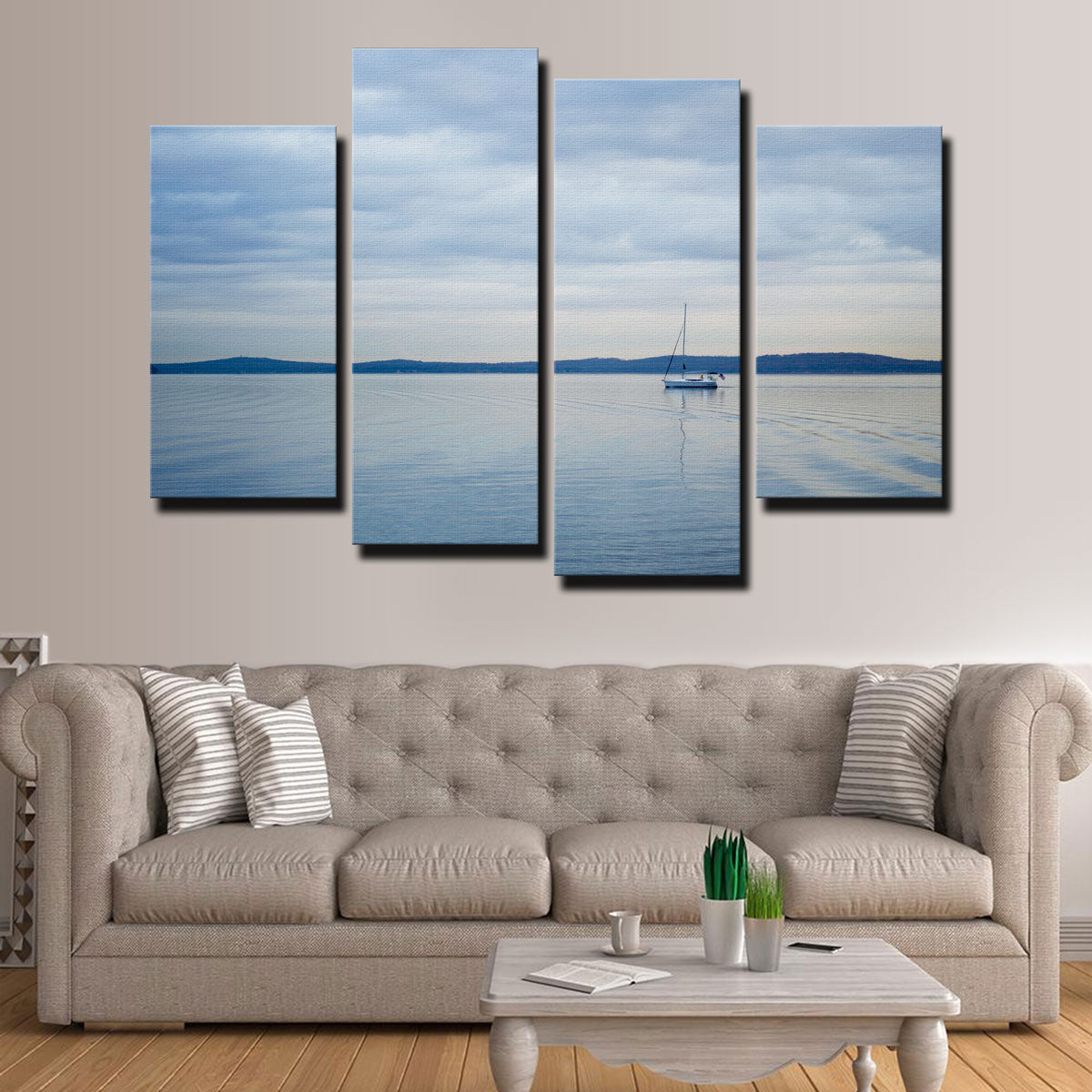 Stunning Blue Light Wall Art by Dennis Maida