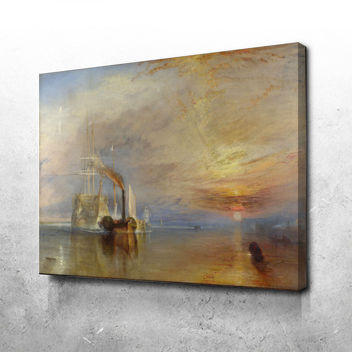 The Fighting Temeraire High - Quality Wall Art by Joseph Mallard William Turner
