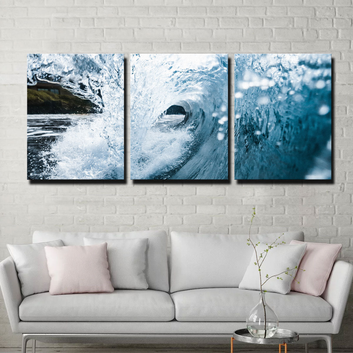 Stunning Blue Barrel Wall Art by Lucas Moore
