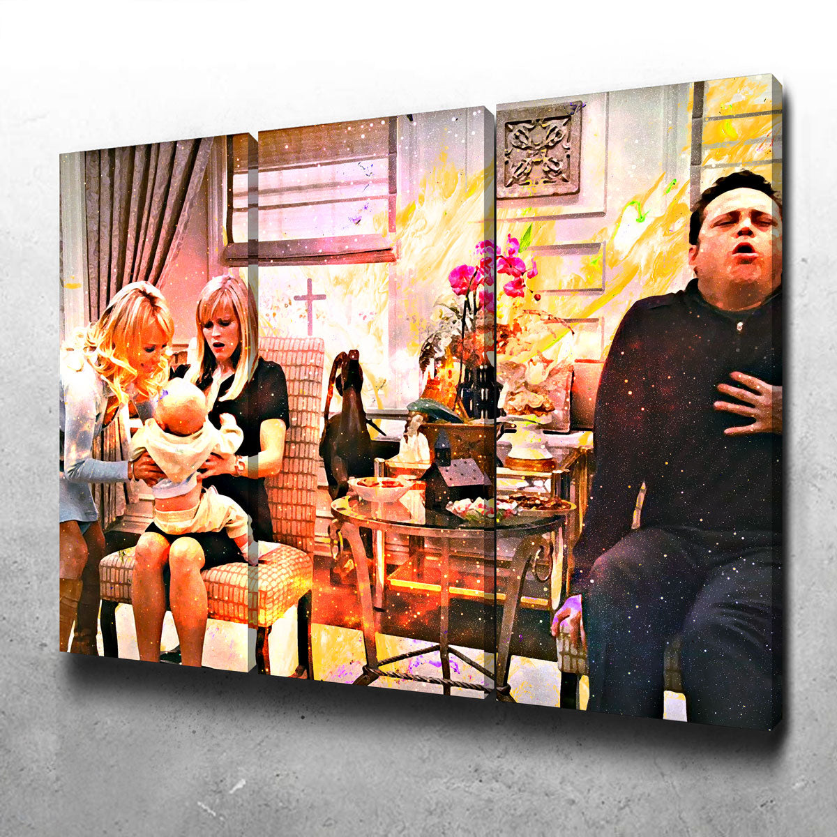 Exquisite Four Christmases Wall Art for Festive Decor