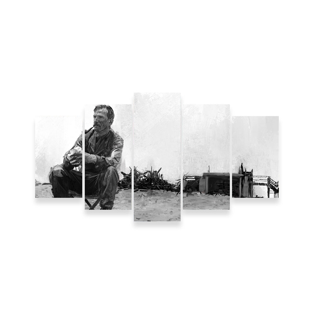 Daniel Plainview - There Will Be Blood Stunning Wall Art by Andy Brackpool