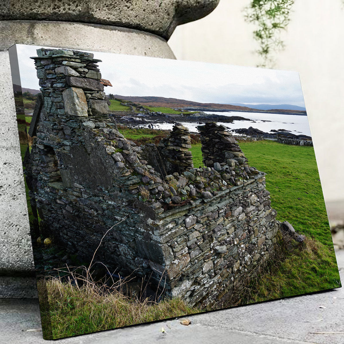 Enchanting Abandoned House in Trafask, Ireland Wall Art by David Campbell