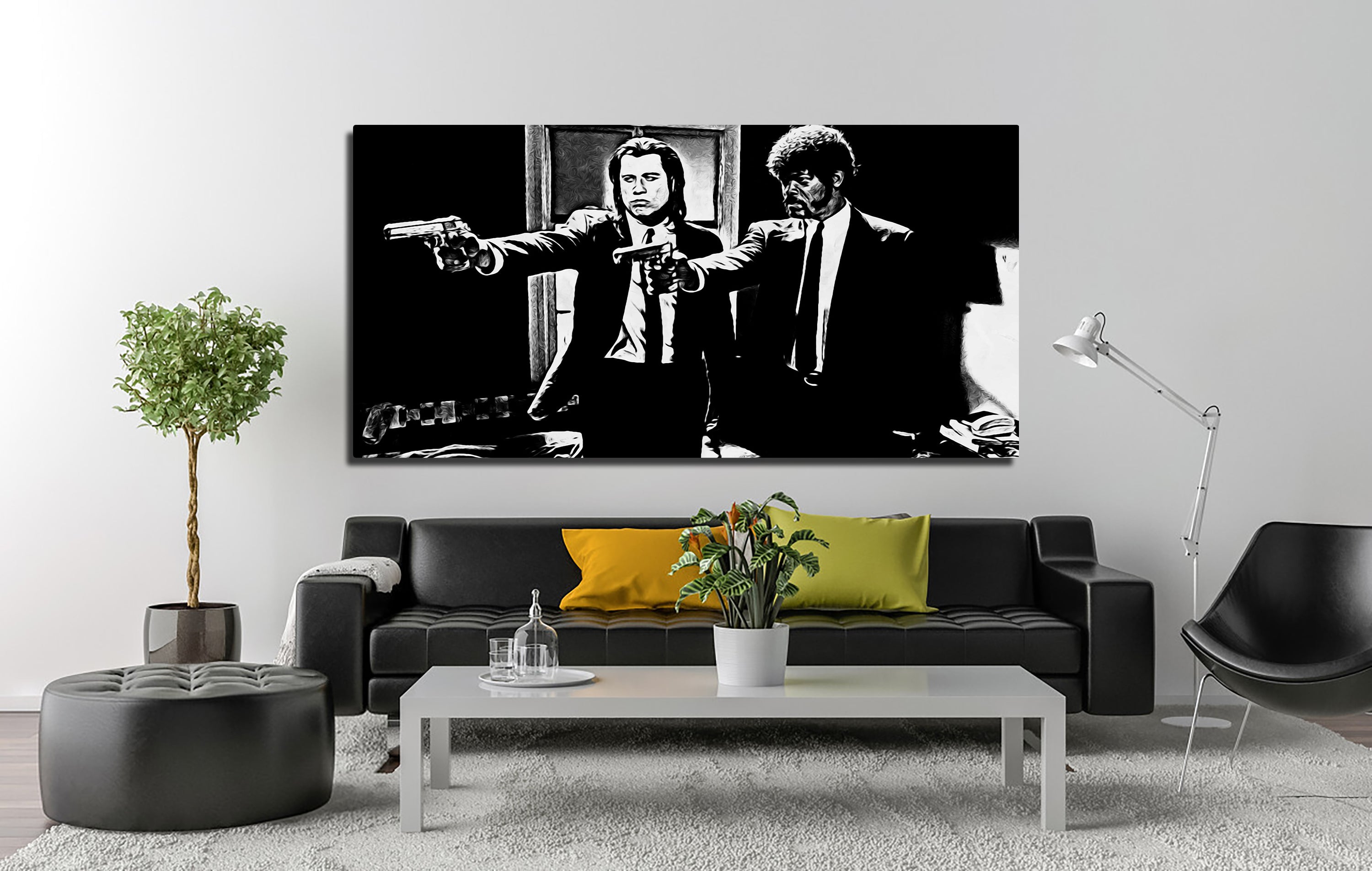 Pulp Fiction Stunning Panoramic Wall Art for Striking Decor