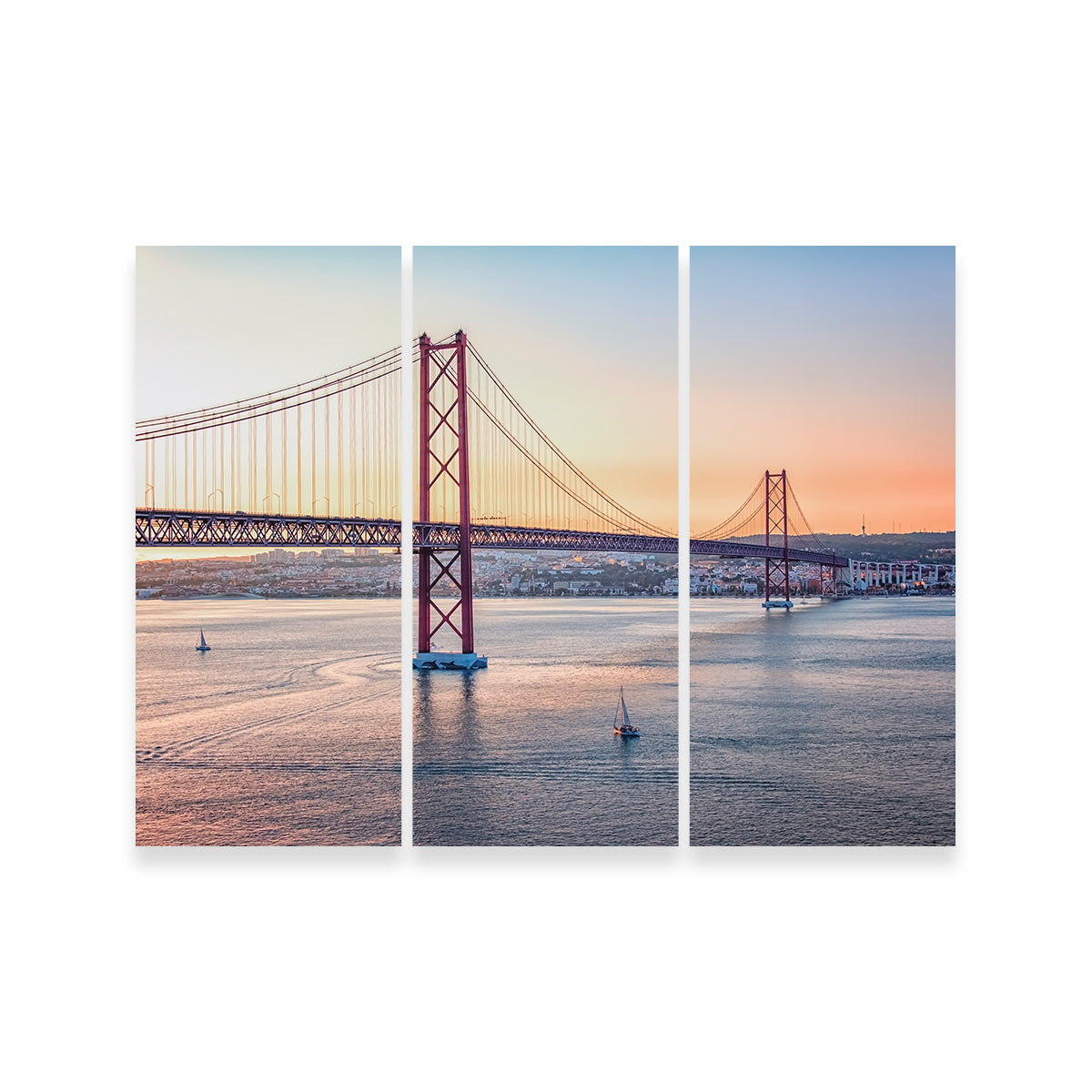 Stunning 25 de Abril Bridge Wall Art - Museum Quality Canvas Print