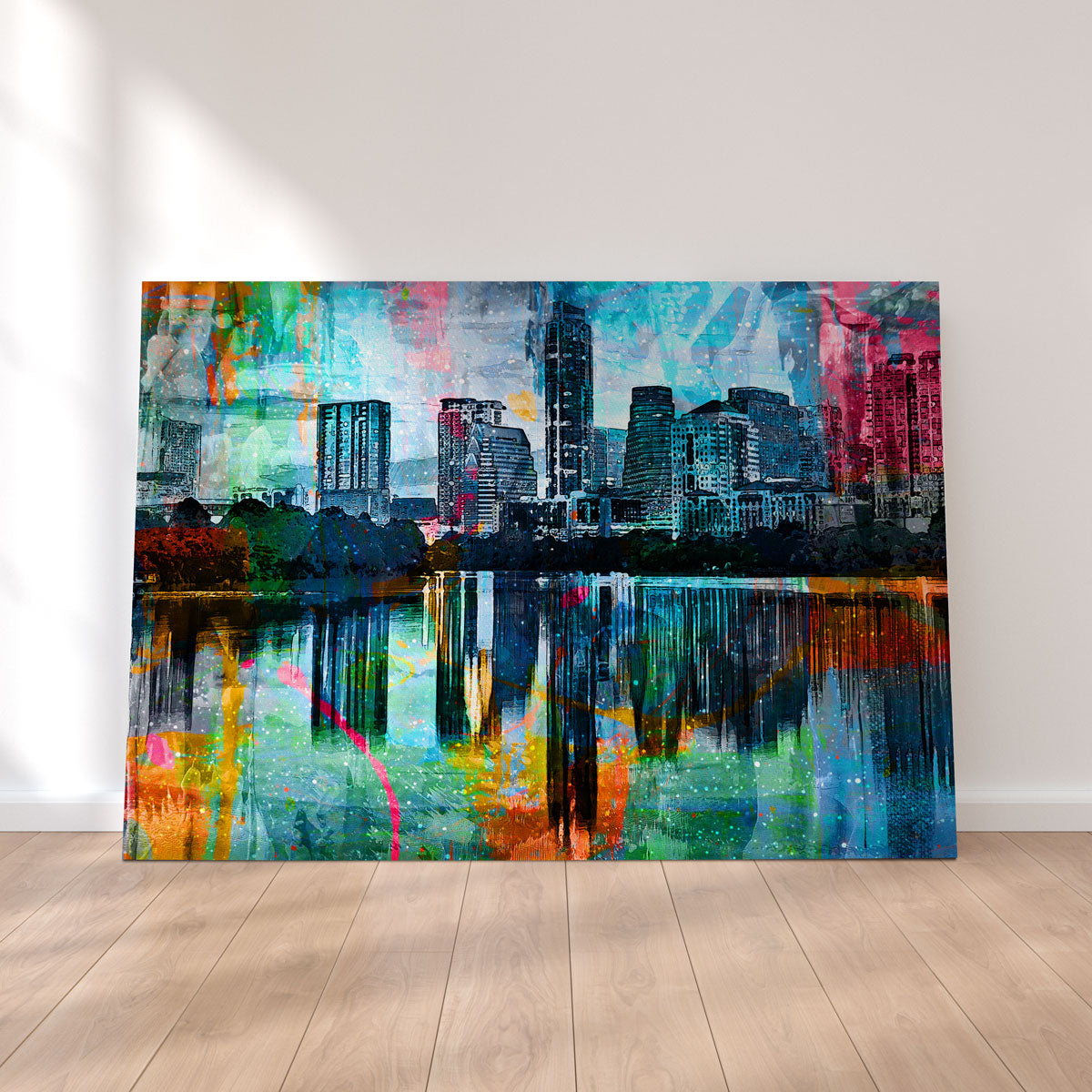 Stunning Abstract Austin Wall Art for Modern Interiors