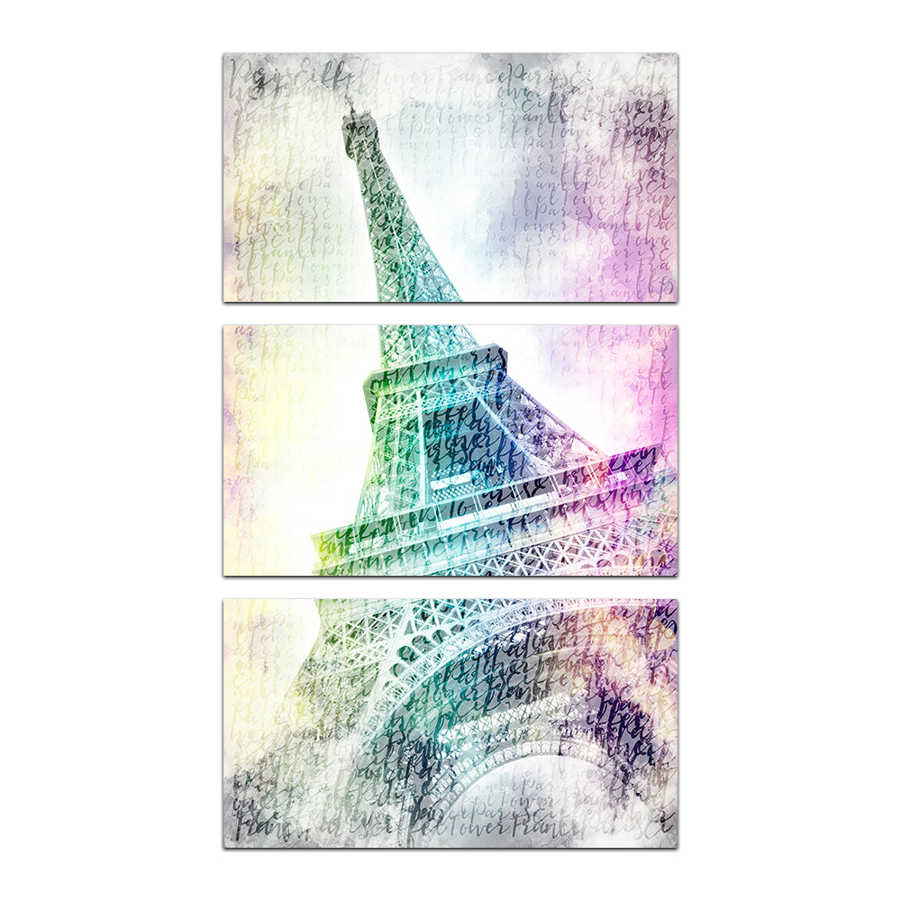 Stunning Paris Watercolor Eiffel Tower Wall Art for Home Decor
